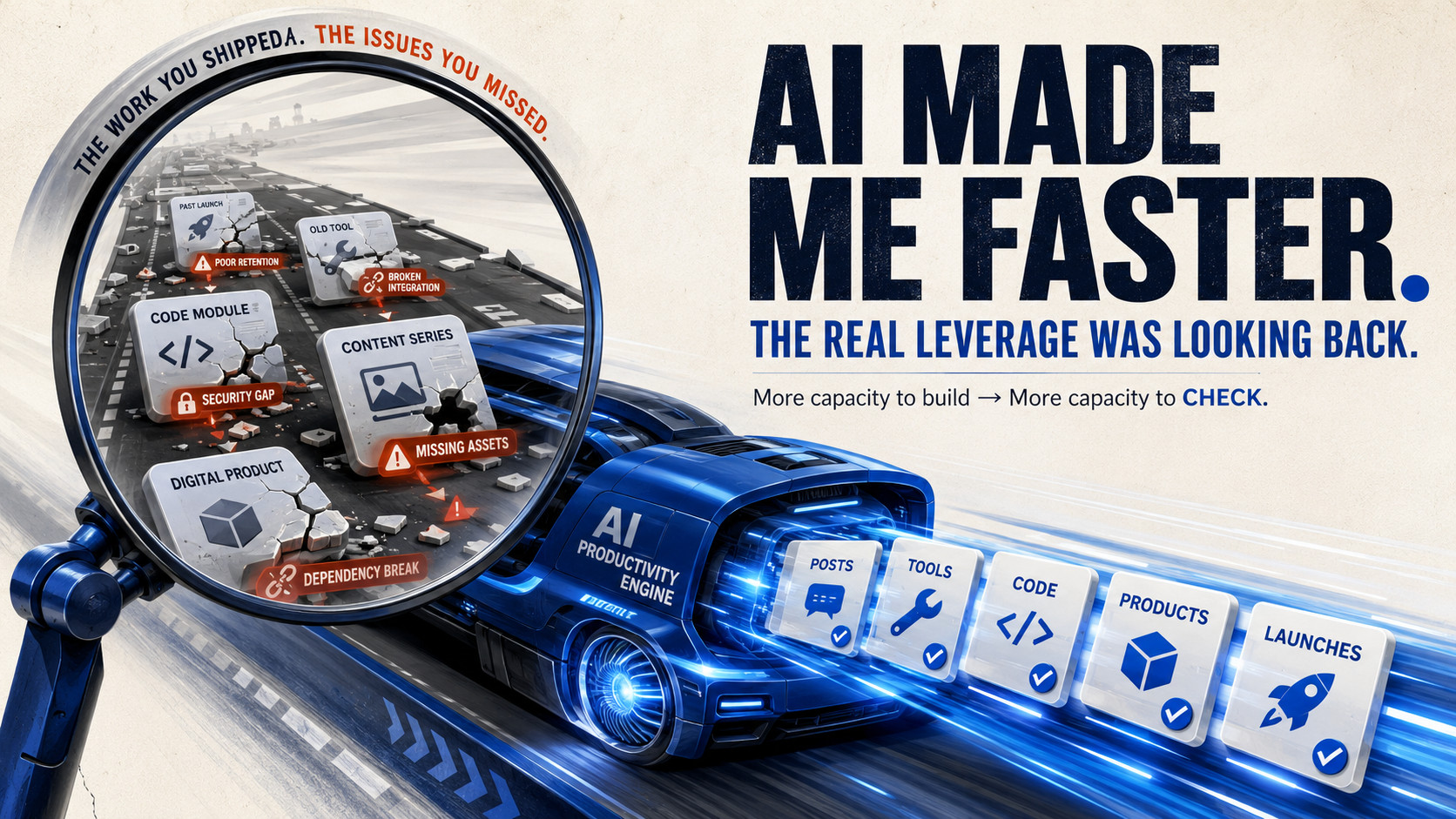 AI Productivity Engine Look Back, Move Faster