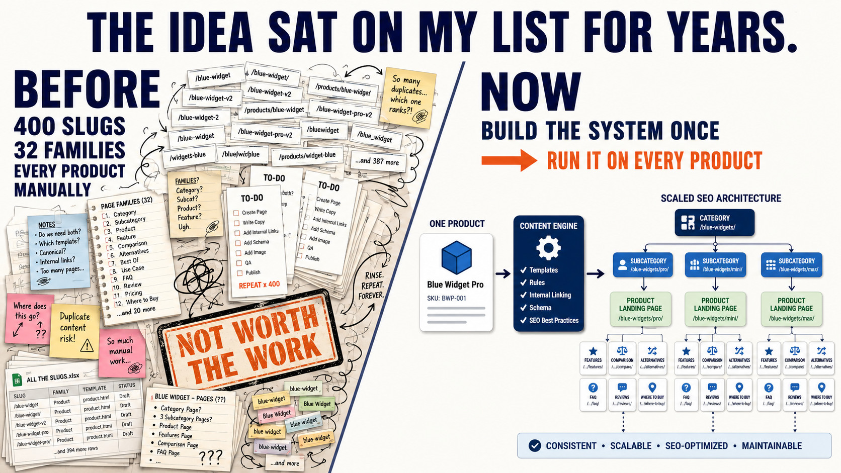 From Chaos to Scalable SEO System