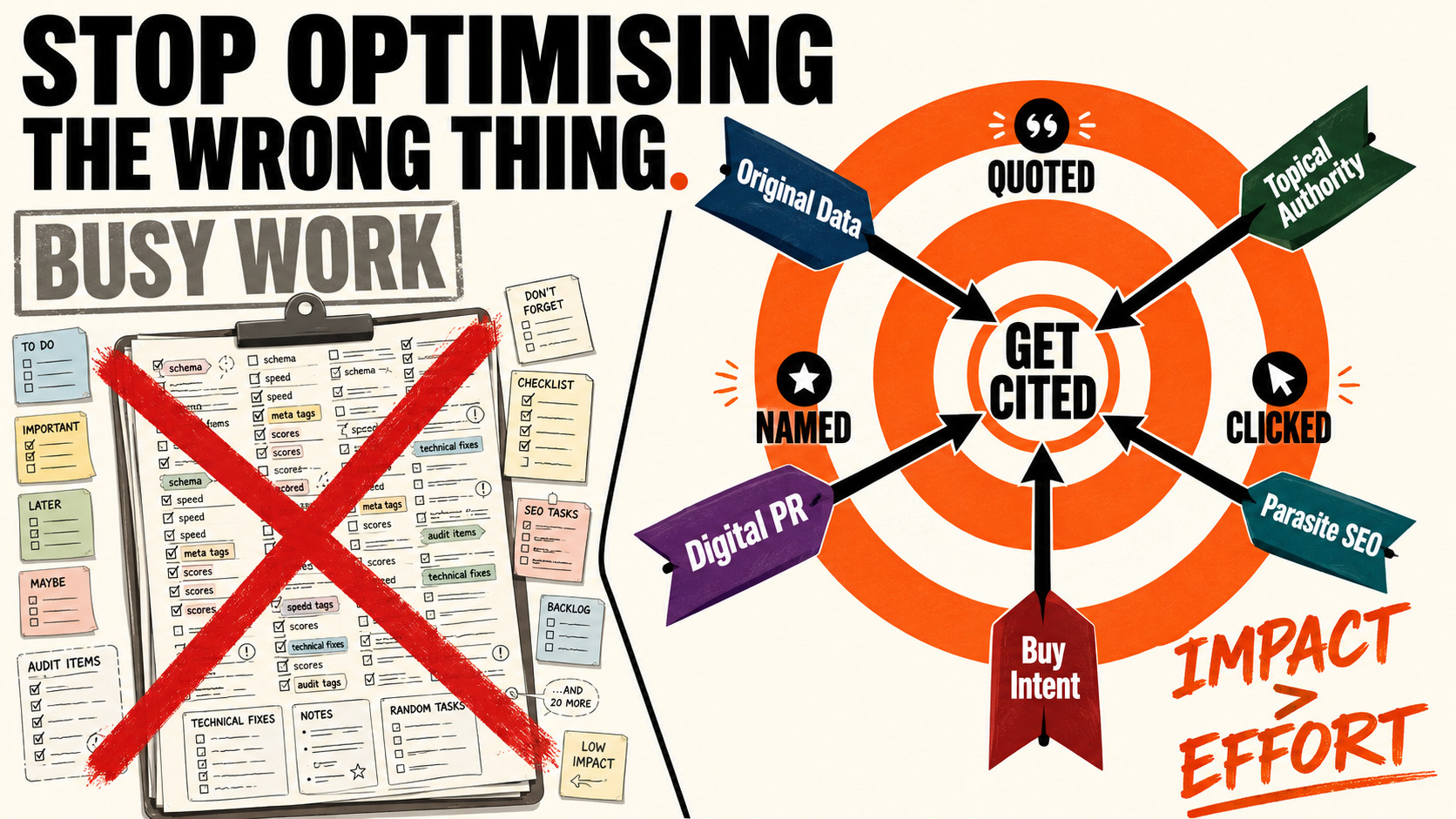Stop Optimising the Wrong Thing