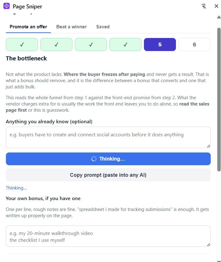 The bottleneck step explaining where the buyer freezes after paying