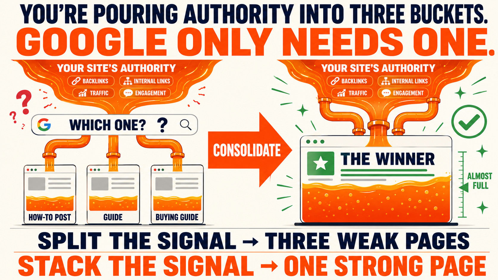 Consolidate Authority Into One Strong Page