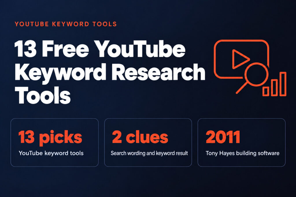 13 Picks for the Best Free Keyword Research Tool for Youtube