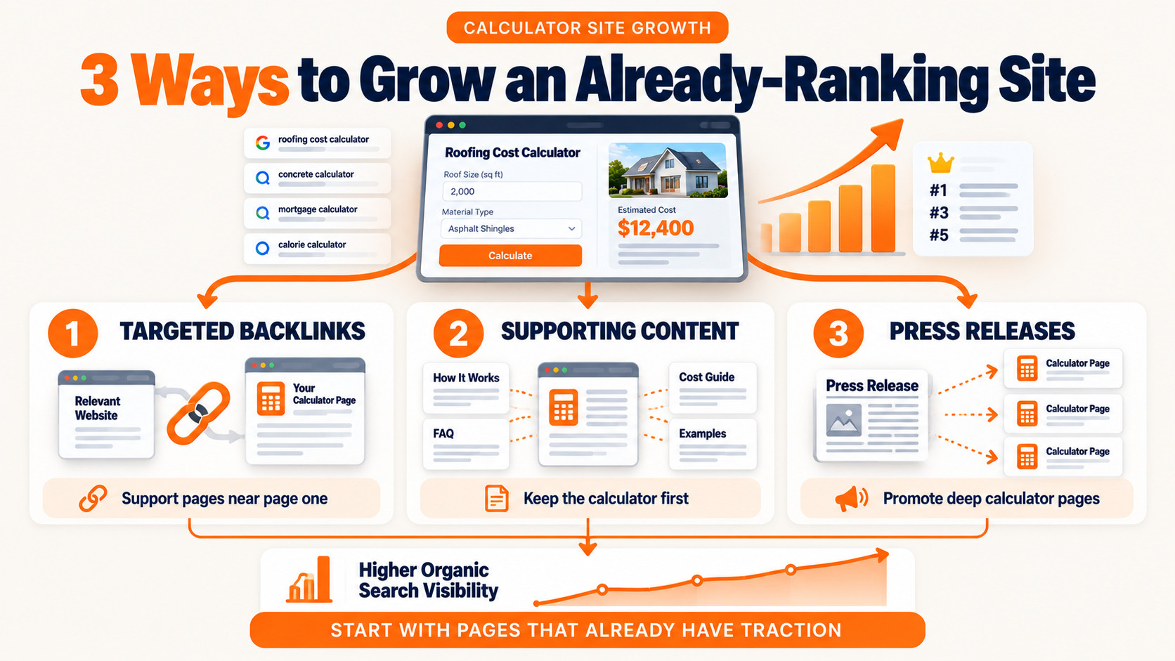 3 Strategies to Increase the Growth of Your Calculator Website
