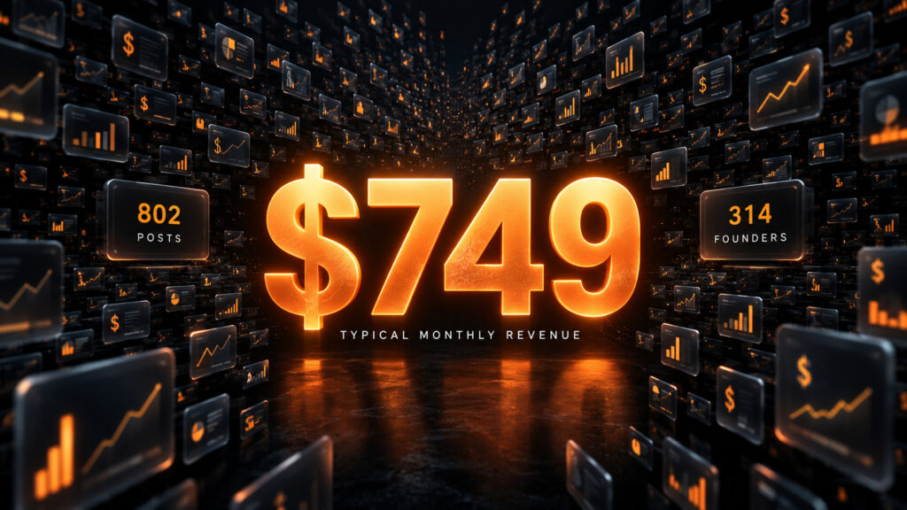 Futuristic Data Universe with $749 Revenue