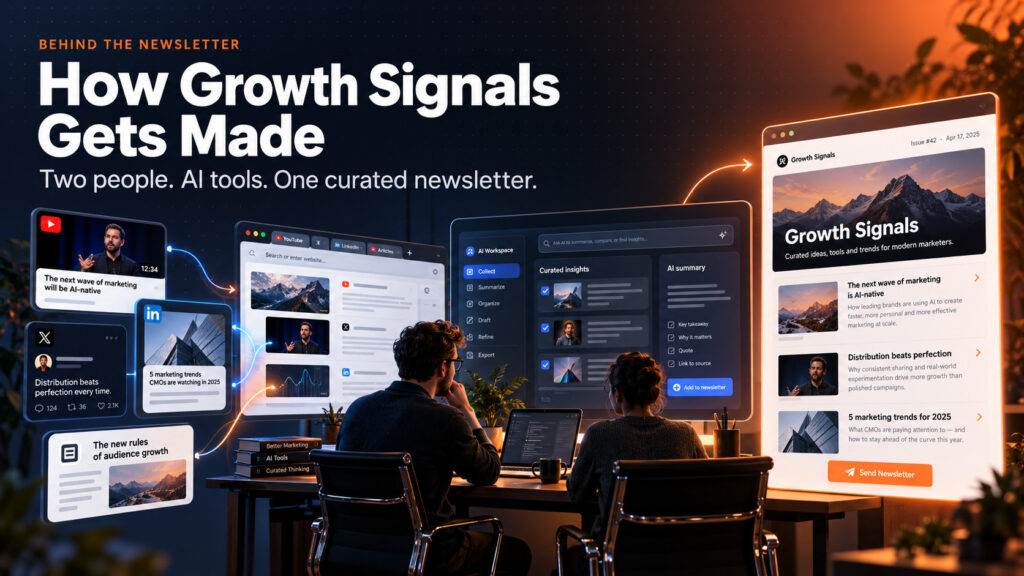 How the Growth Signals Newsletter Gets Made (by Two People With No Marketing Background)