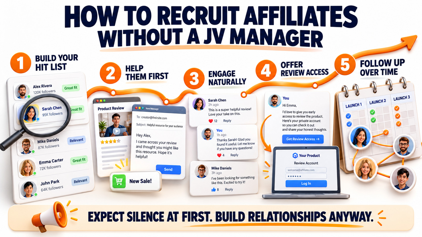 How to Recruit Affiliates Without a JV Manager