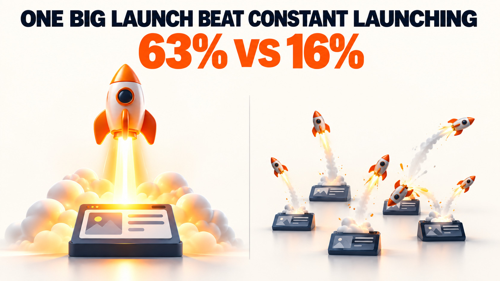 One Big Launch Versus Many
