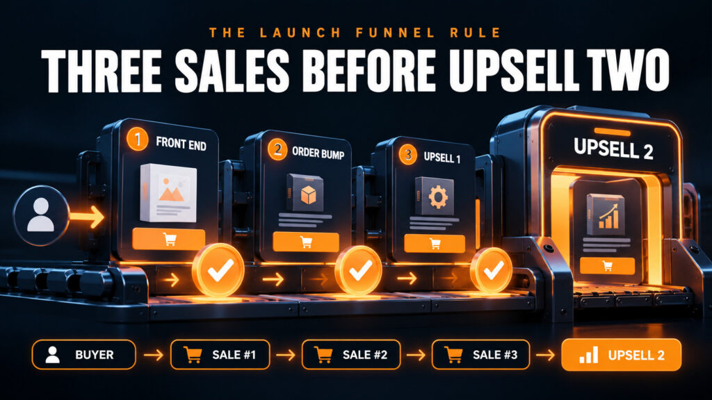 Three Sales Before Upsell Two