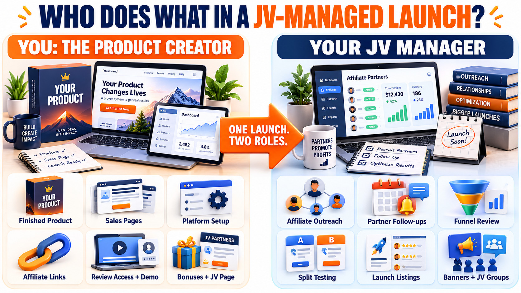 Who Does What in a JV Launch?