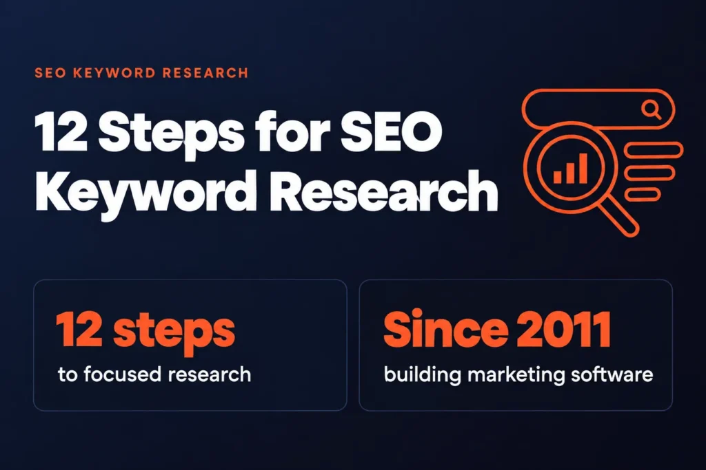12 Steps for SEO Keyword Research and Competitor Analysis