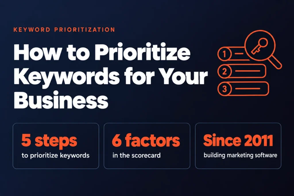 A Practical Guide to How to Prioritize Keywords for Your Business